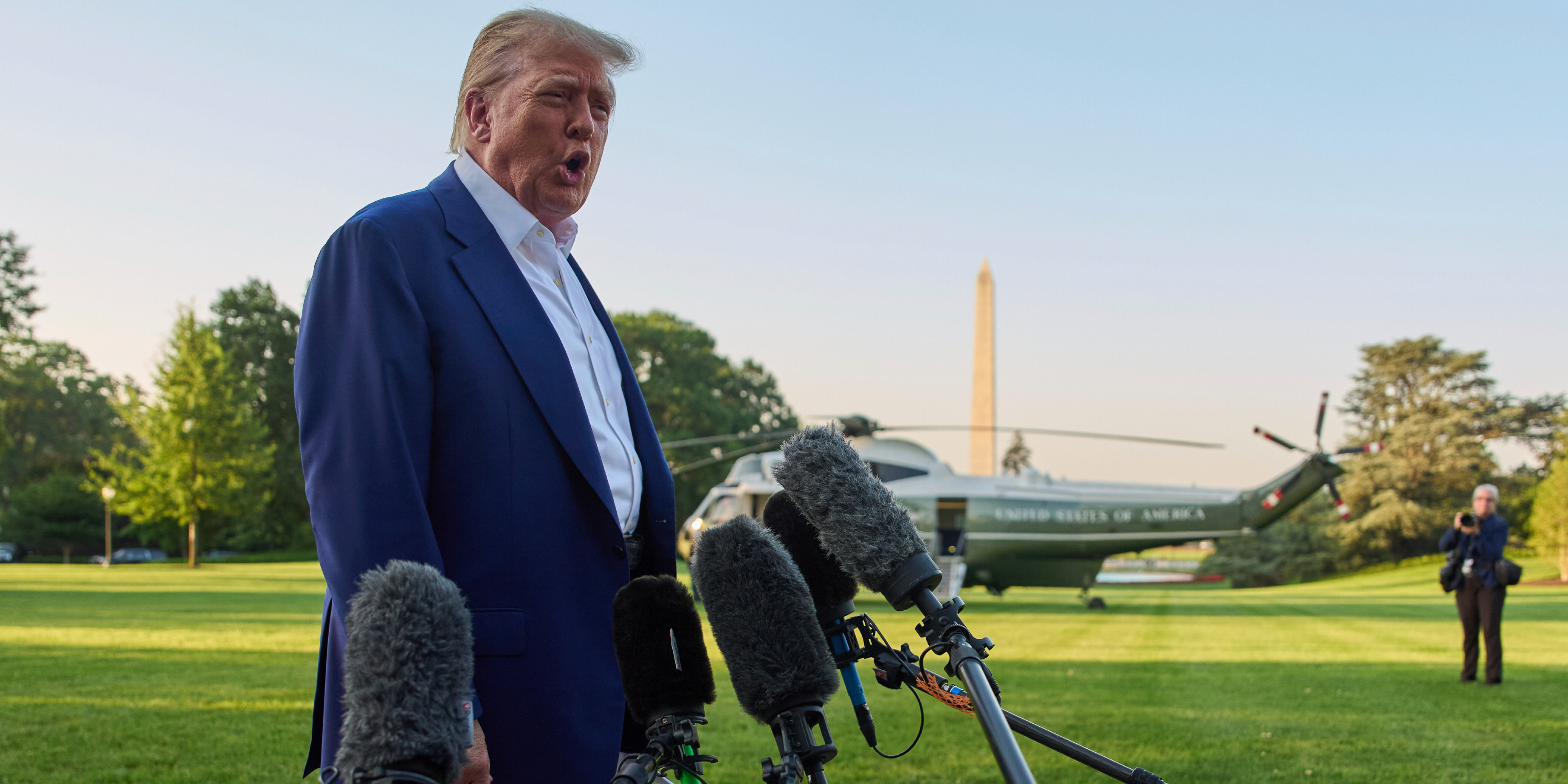 Natoledarnas mål: Hålla Trump lugn under mötet