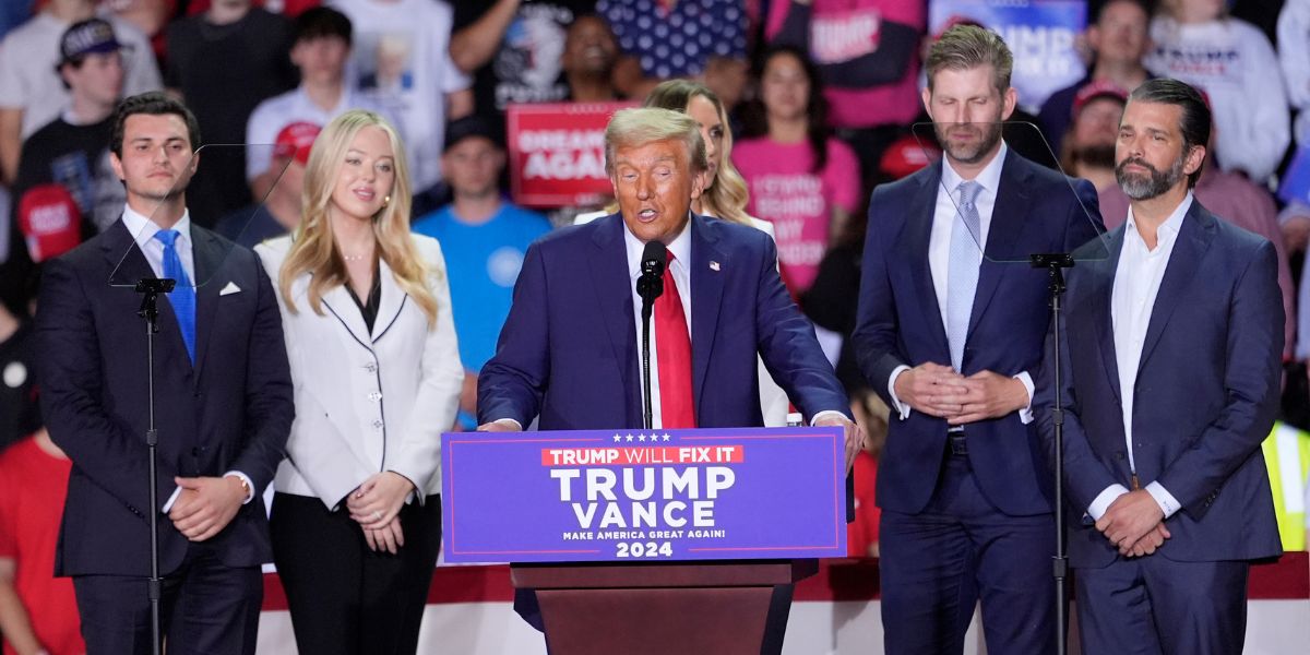 Miljardregn över Trumps familj – så tjänar de på Vita huset