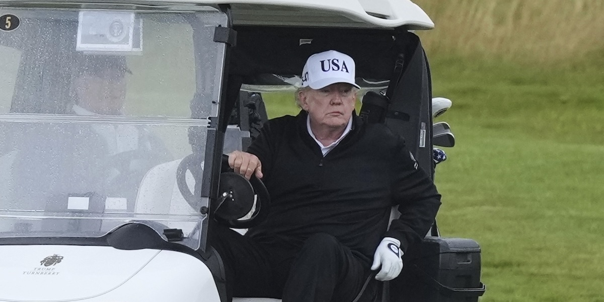 EU:s och Trumps sista förhandling – på golfbanan