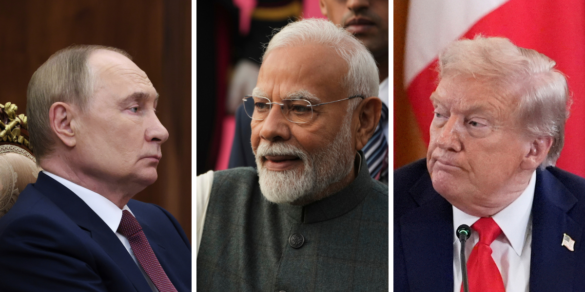 Indien trotsar USA – gasar på med Ryssland