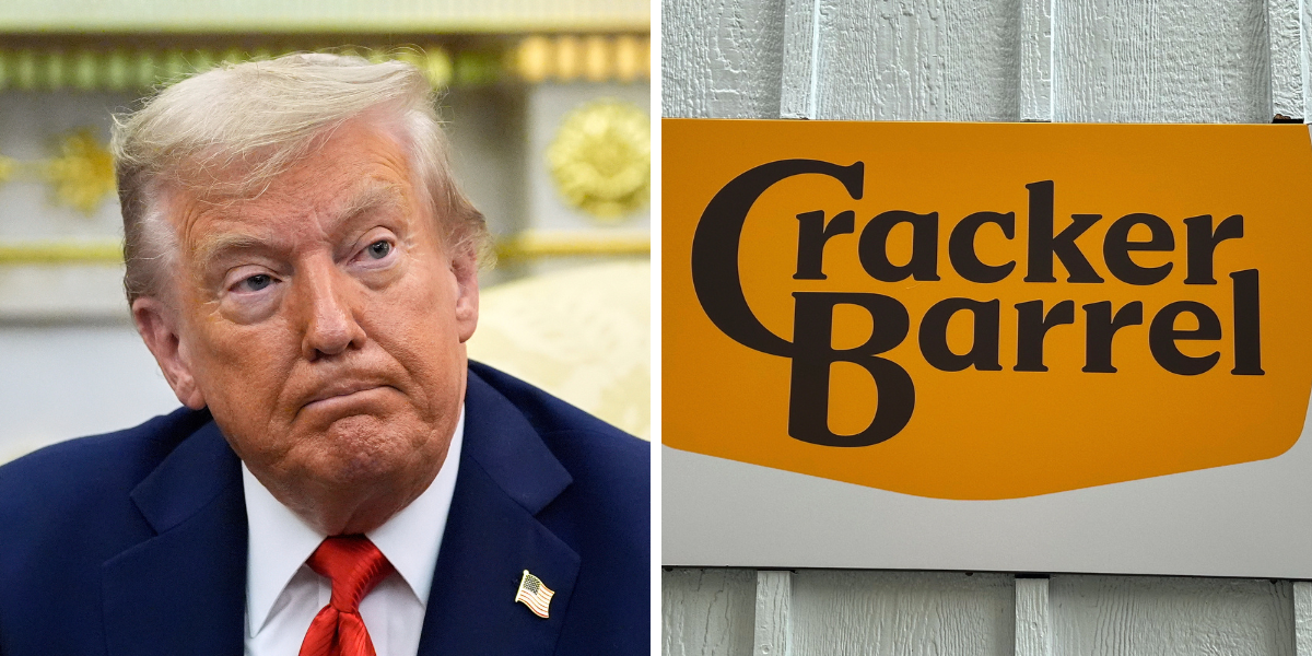 Storbråk i USA om ny logotyp – nu väger Trump in