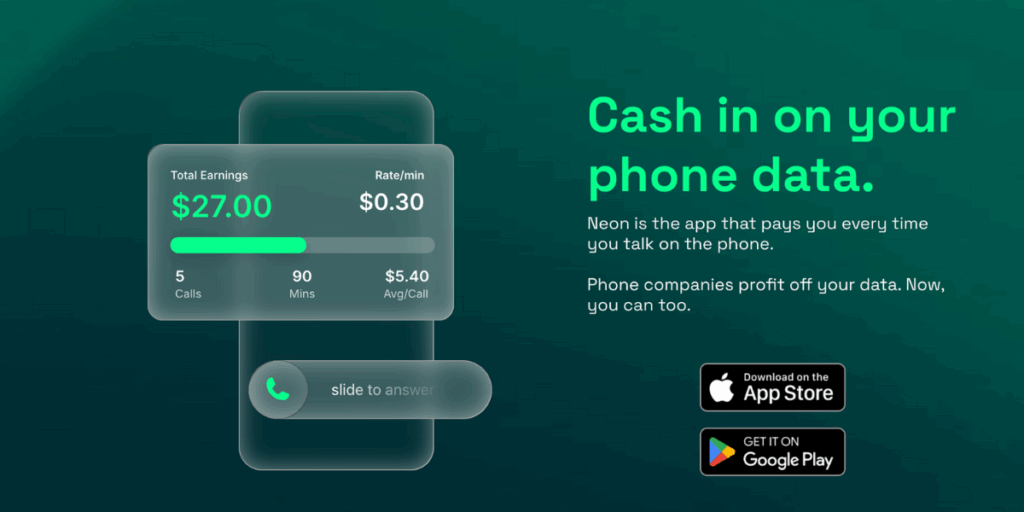 Är det ett bedrägligt sätt att få in data till ai eller är det varje människas rätt att välja? (Foto: Neon mobile)