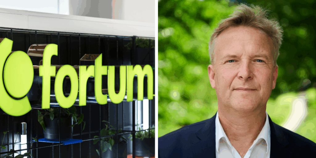 Peter Strannegård, vd för Fortum Sverige, varnar för att elektrifieringen har stannat och att elanvändningen är tillbaka på 1980-talets nivåer. (Foto: Fortum)