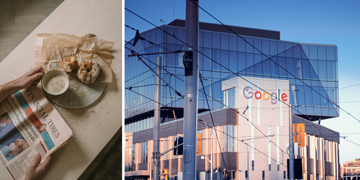 Därför säger Google upp Financial Times
