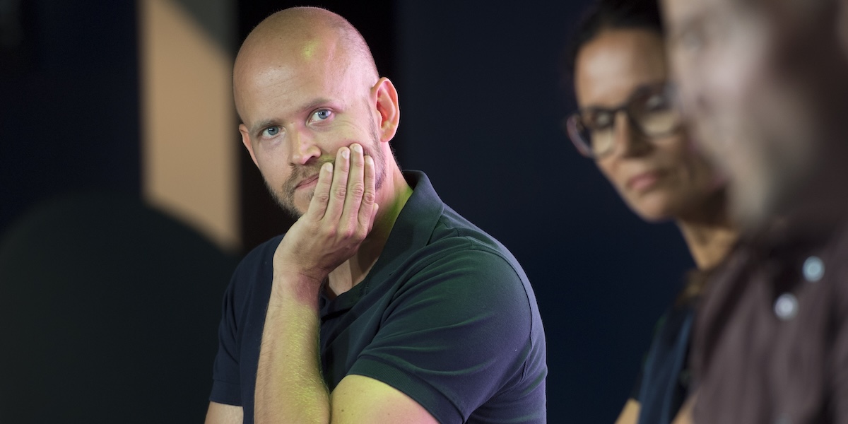 60 miljarder upp i rök när Ek lämnar Spotify