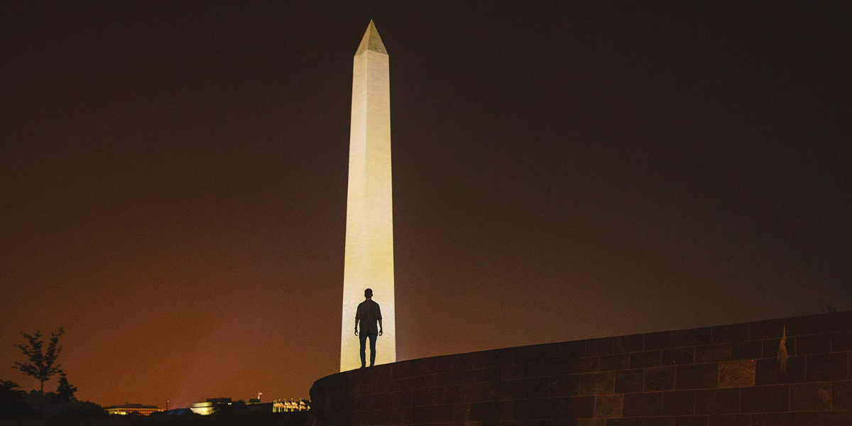 När Washington slocknar blir hela världen blind