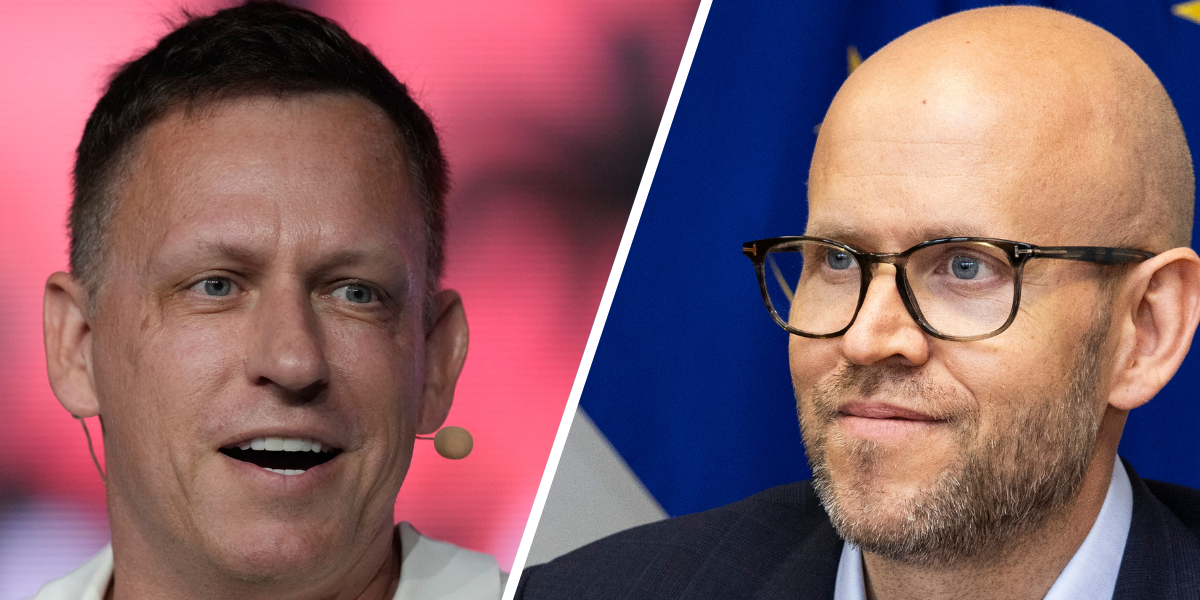 Daniel Eks drönare utklassar Peter Thiels