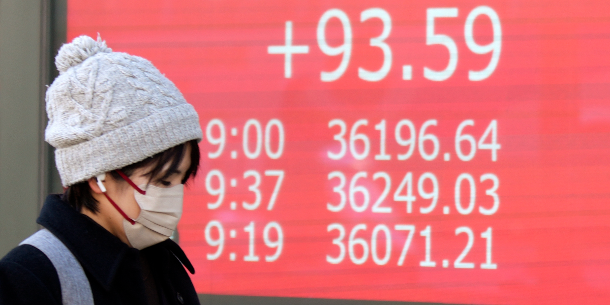 Utländska börser rusar förbi Wall Street