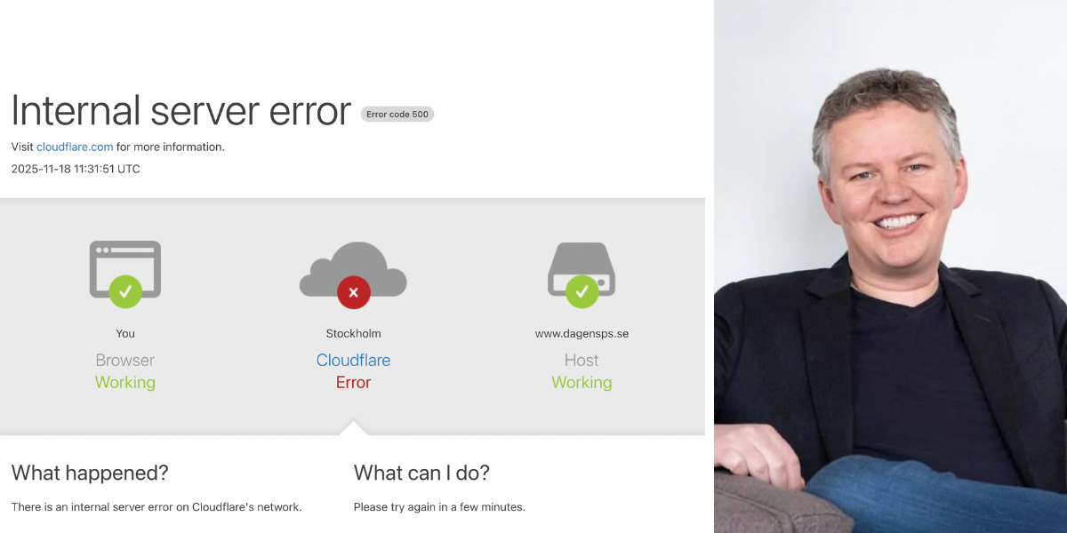 Cloudflares oväntade miss släckte stora delar av nätet