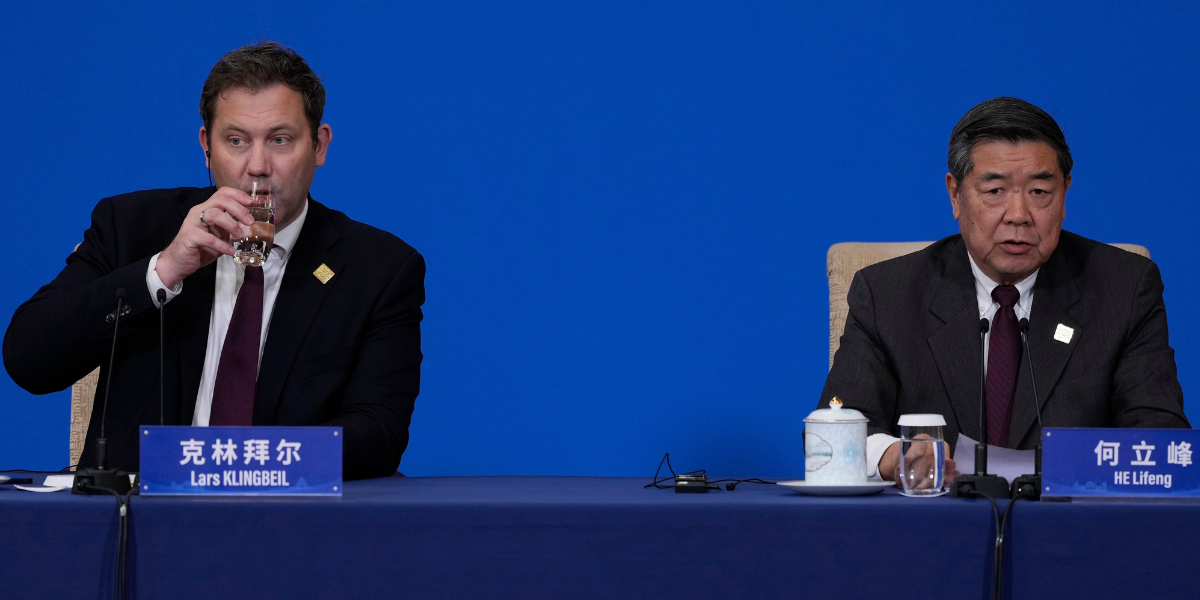 Tyskland vill säga adjö till Kina